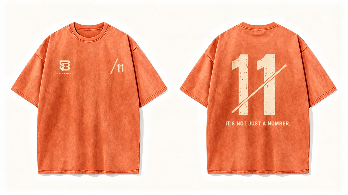 Not Just a Number #11 — Washed Oversized Tee
