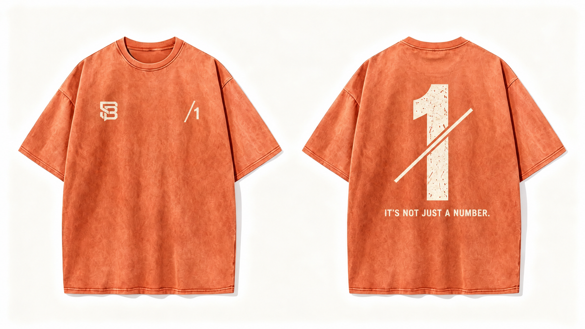 Not Just a Number #1 — Washed Oversized Tee