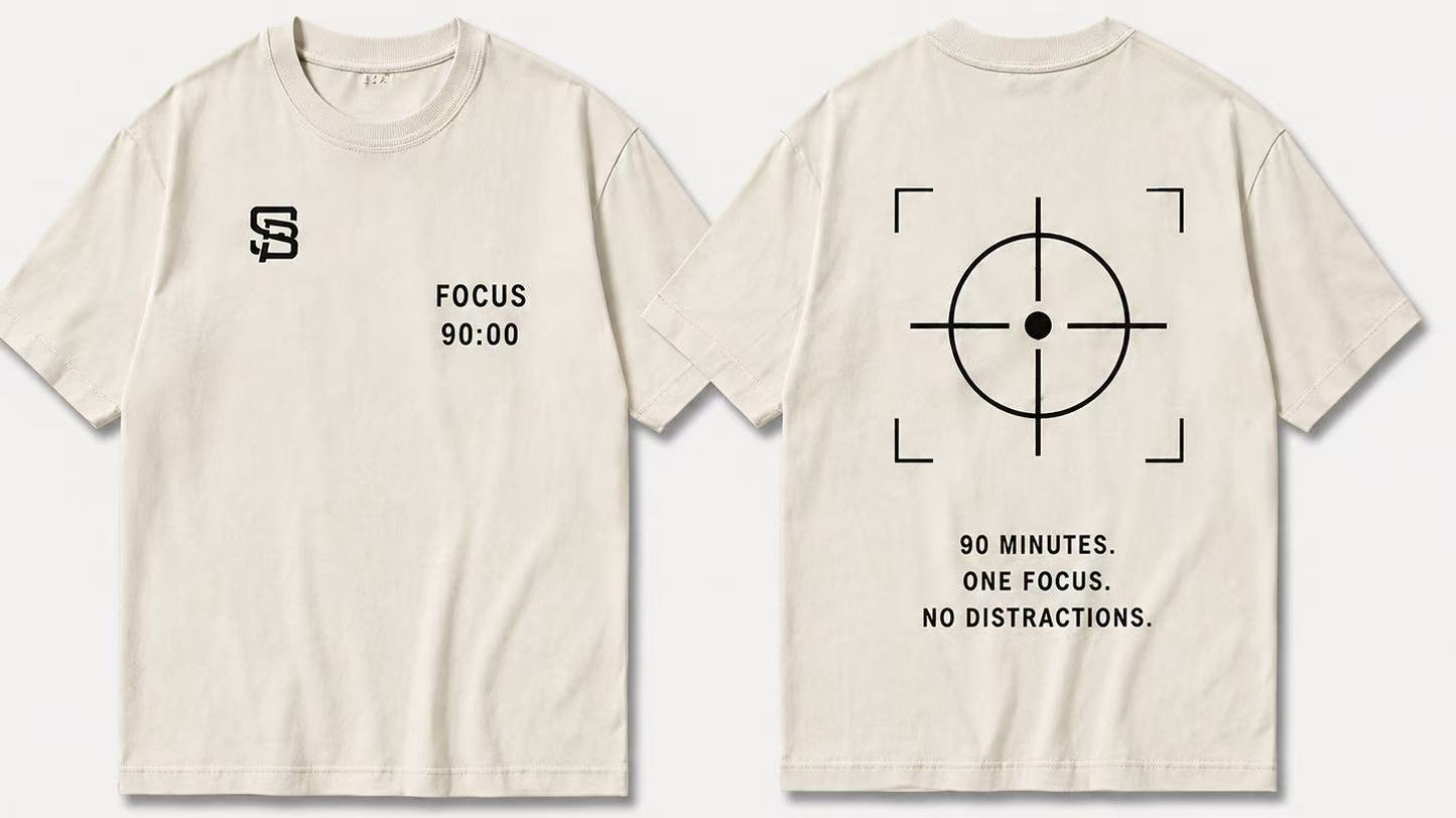 90 Minutes. One Focus. — Washed Tee