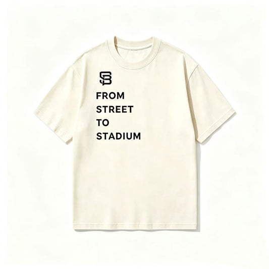 From Street to Stadium — Washed Oversized Tee