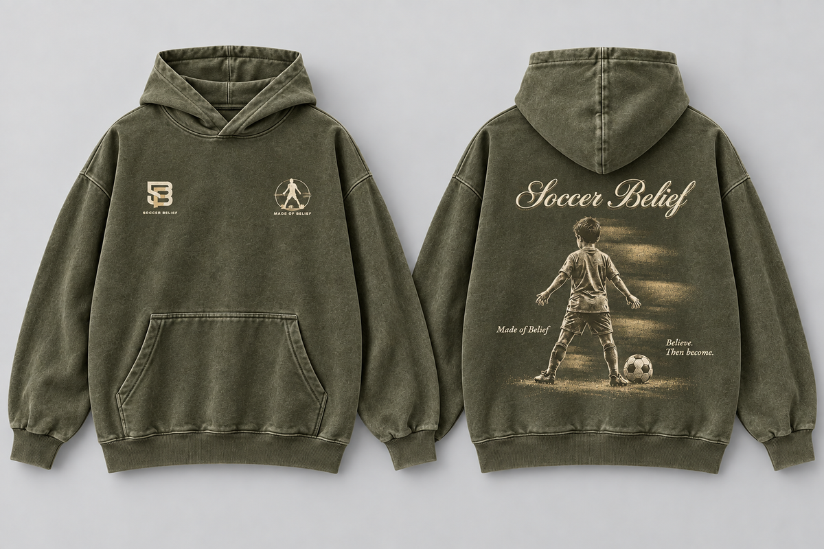 Made of Belief— Washed Oversized Hoodie