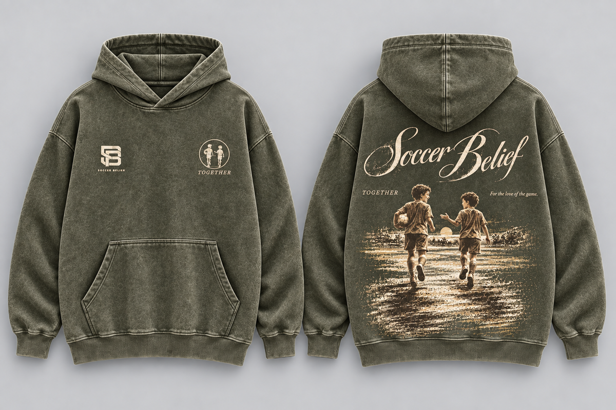 TOGETHER—Washed Oversized Hoodie
