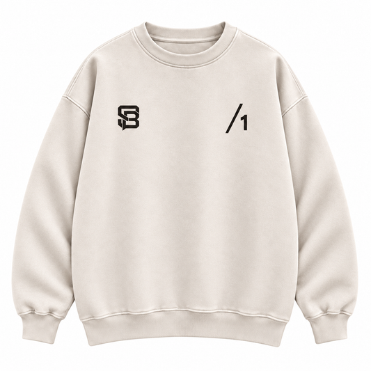 FIRST CHOICE — Washed Oversized Crewneck