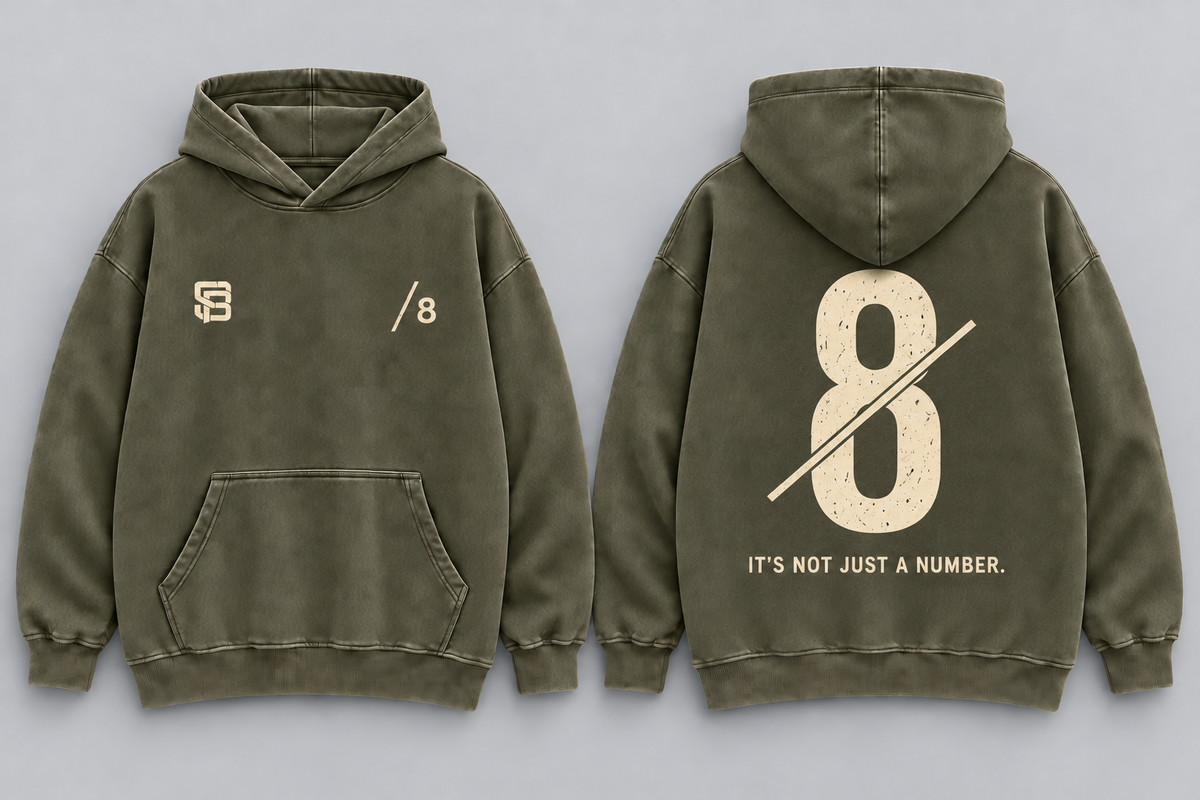 BOX TO BOX — Washed Oversized Hoodie