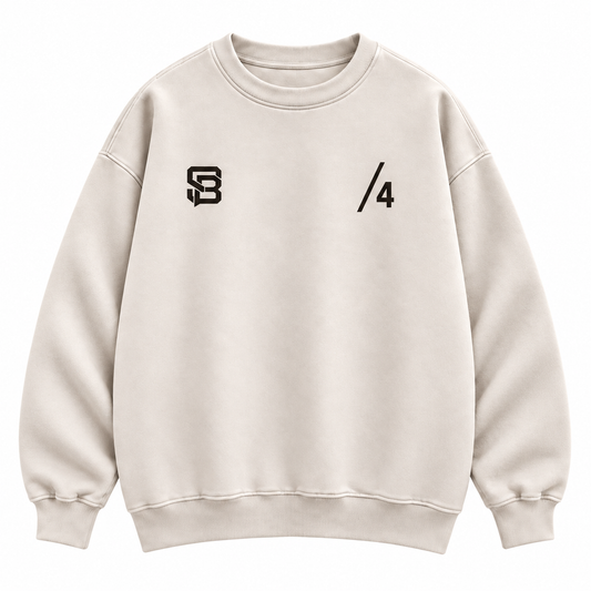 THE BACK LINE — Washed Oversized Crewneck