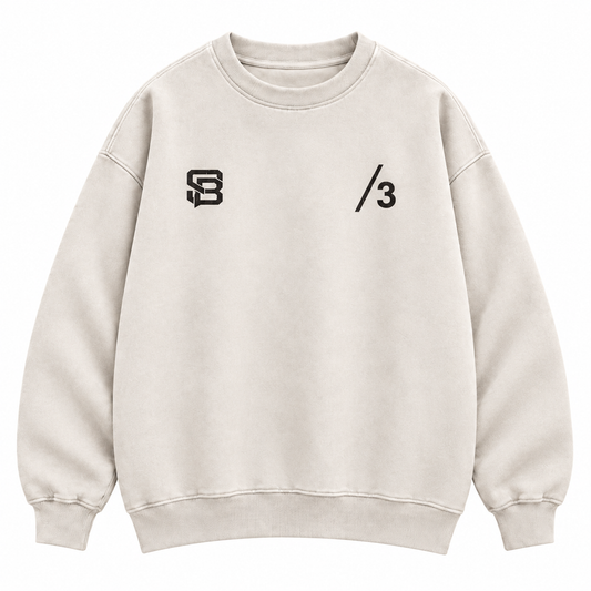 LEFT TO LEAD — Washed Oversized Crewneck