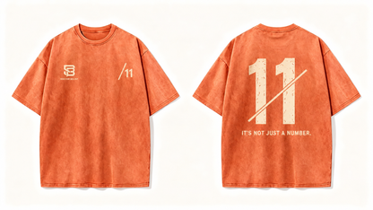 Not Just a Number #11 — Washed Oversized Tee