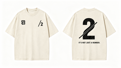 Not Just a Number #2 — Washed Oversized Tee