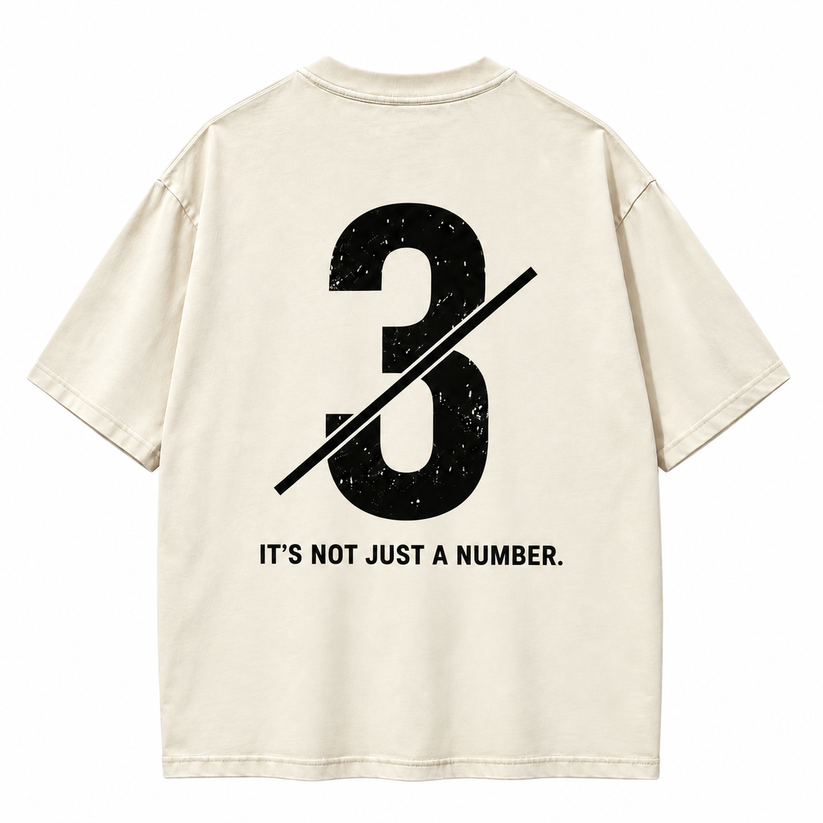 Not Just a Number #3 — Washed Oversized Tee