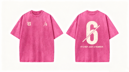 Not Just a Number #6 — Washed Oversized Tee