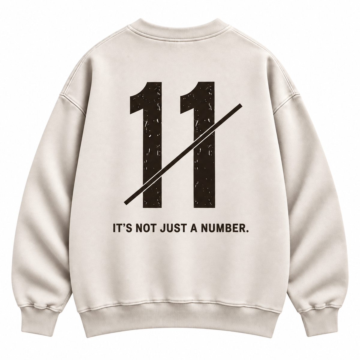 WIDE THREAT — Washed Oversized Crewneck