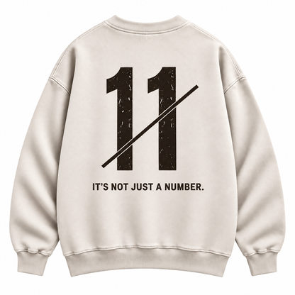 WIDE THREAT — Washed Oversized Crewneck