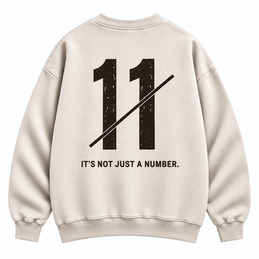 WIDE THREAT — Washed Oversized Crewneck