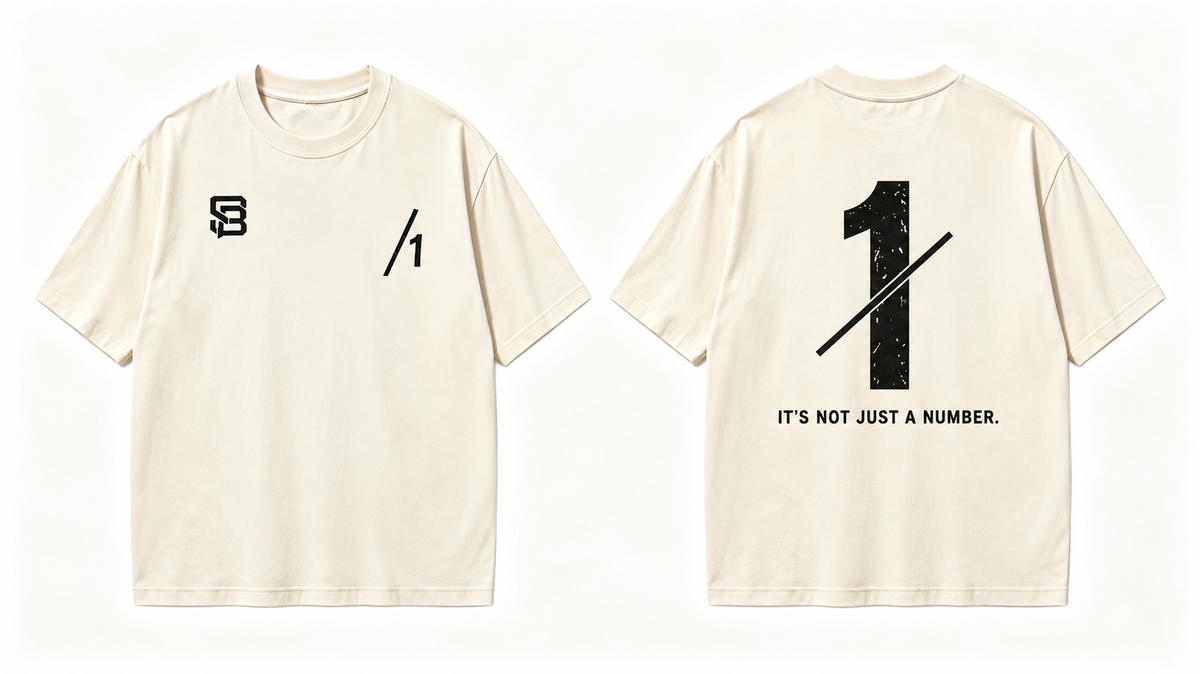 Not Just a Number #1 — Washed Oversized Tee