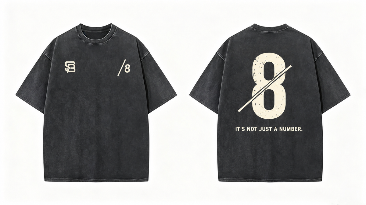 Not Just a Number #8 — Washed Oversized Tee