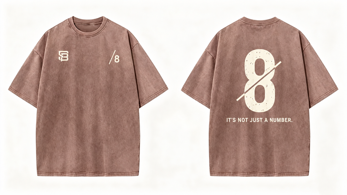 Not Just a Number #8 — Washed Oversized Tee