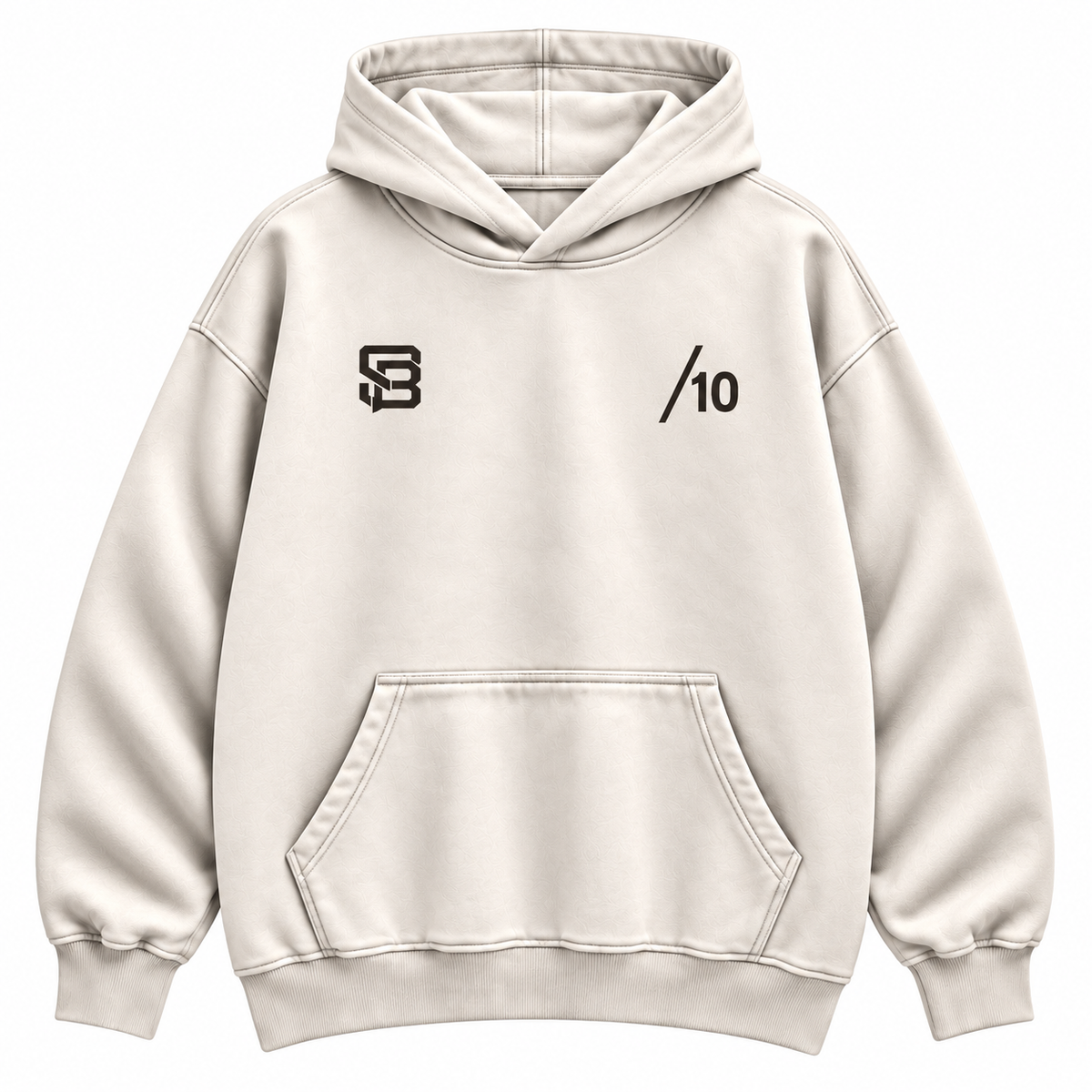 NOT JUST A NUMBER 10 — Washed Oversized Hoodie