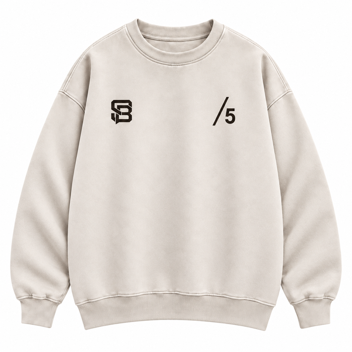 HOLD THE LINE — Washed Oversized Crewneck