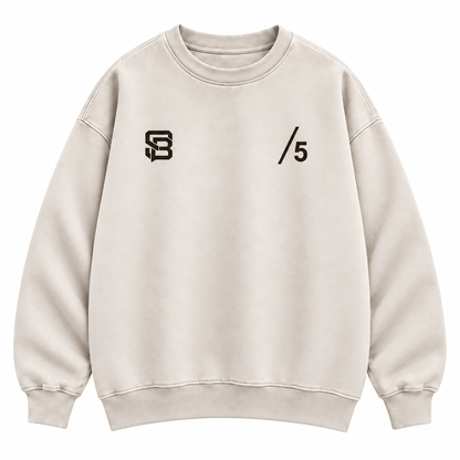 HOLD THE LINE — Washed Oversized Crewneck