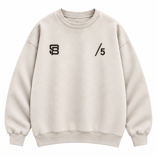 HOLD THE LINE — Washed Oversized Crewneck