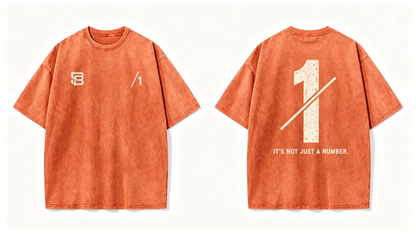Not Just a Number #1 — Washed Oversized Tee