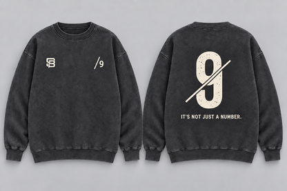 THE FINISHER — Washed Oversized Crewneck