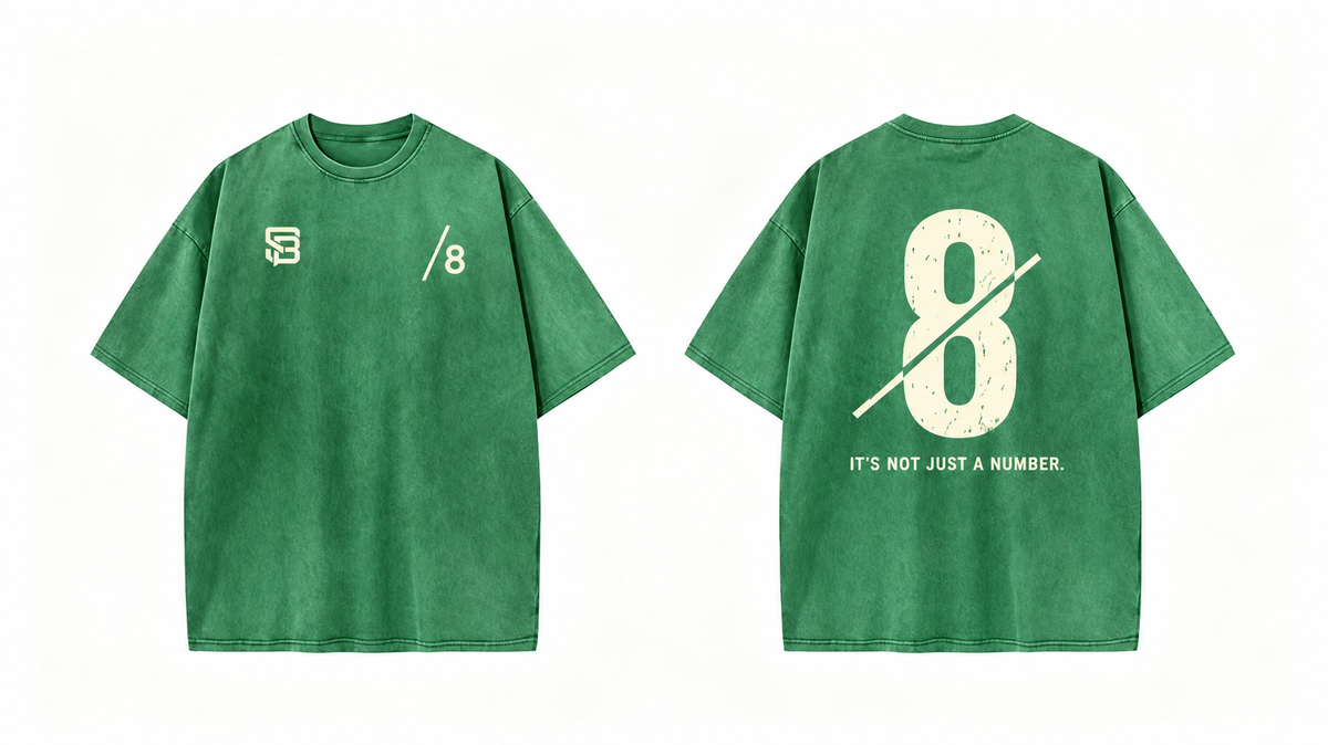 Not Just a Number #8 — Washed Oversized Tee