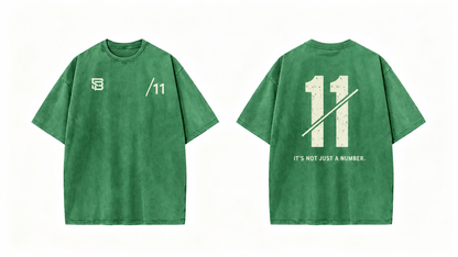 Not Just a Number #11 — Washed Oversized Tee