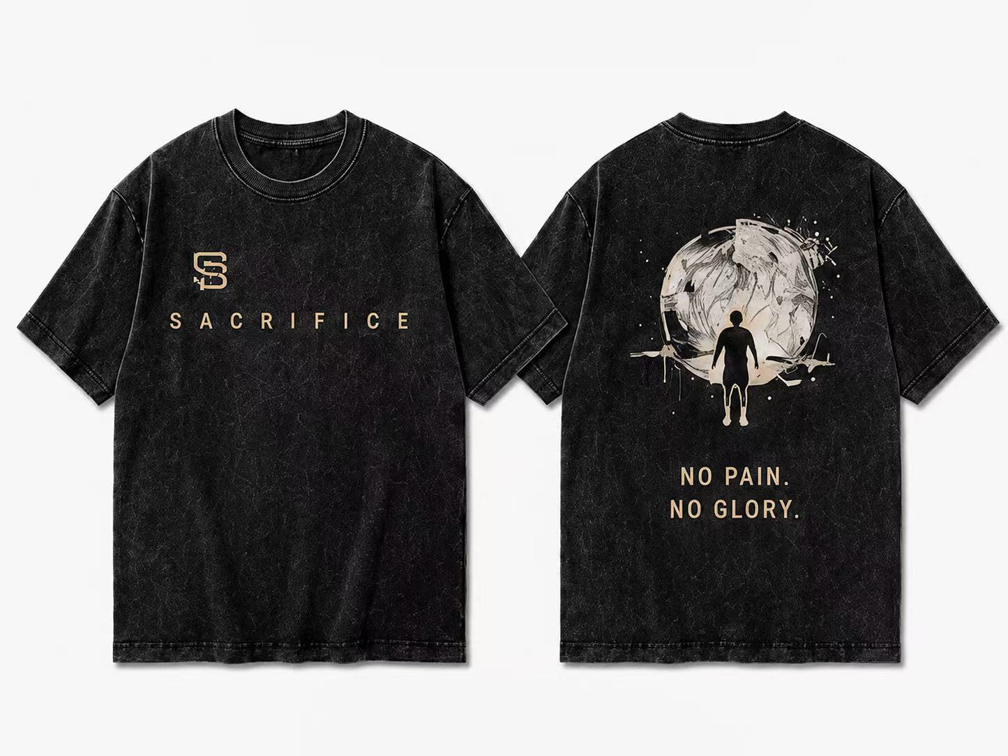 Pain. Glory. Sacrifice. — Washed Tee