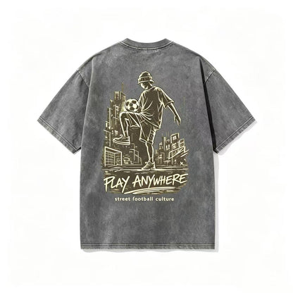 Play Anywhere — Washed Oversized Tee