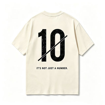 Not Just a Number — Gewaschenes T-Shirt