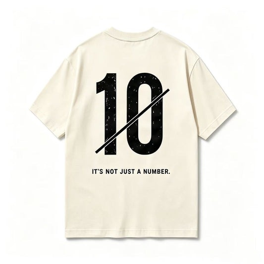 Not Just a Number — Washed Oversized Tee