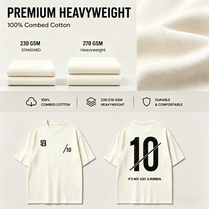 Not Just a Number — Gewaschenes T-Shirt