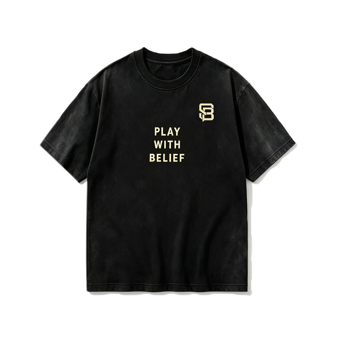 Play With Belief — Gewaschenes T-Shirt