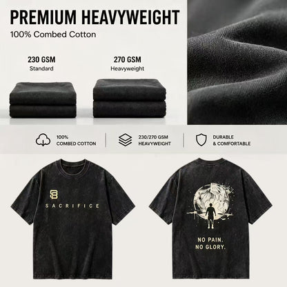 Pain. Glory. Sacrifice. — Gewaschenes T-Shirt