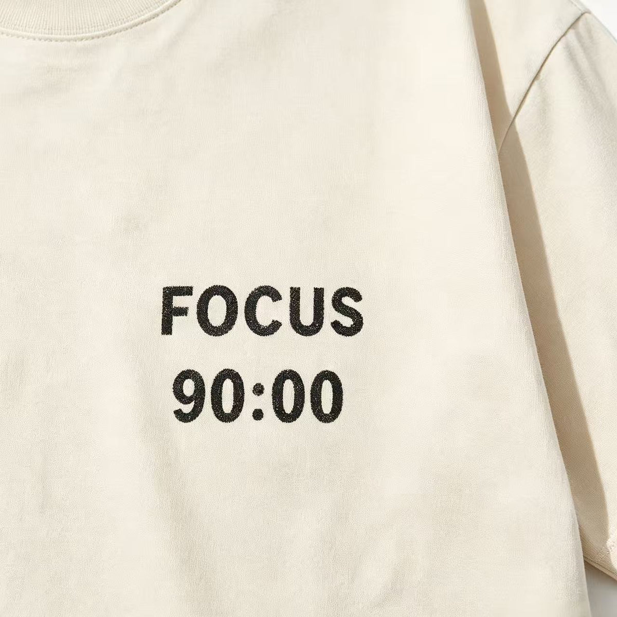 90 Minuten. Ein Fokus. — Gewaschenes Oversize-T-Shirt