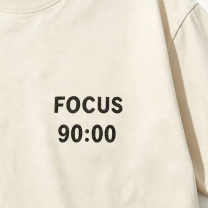 90 Minuten. Ein Fokus. — Gewaschenes Oversize-T-Shirt