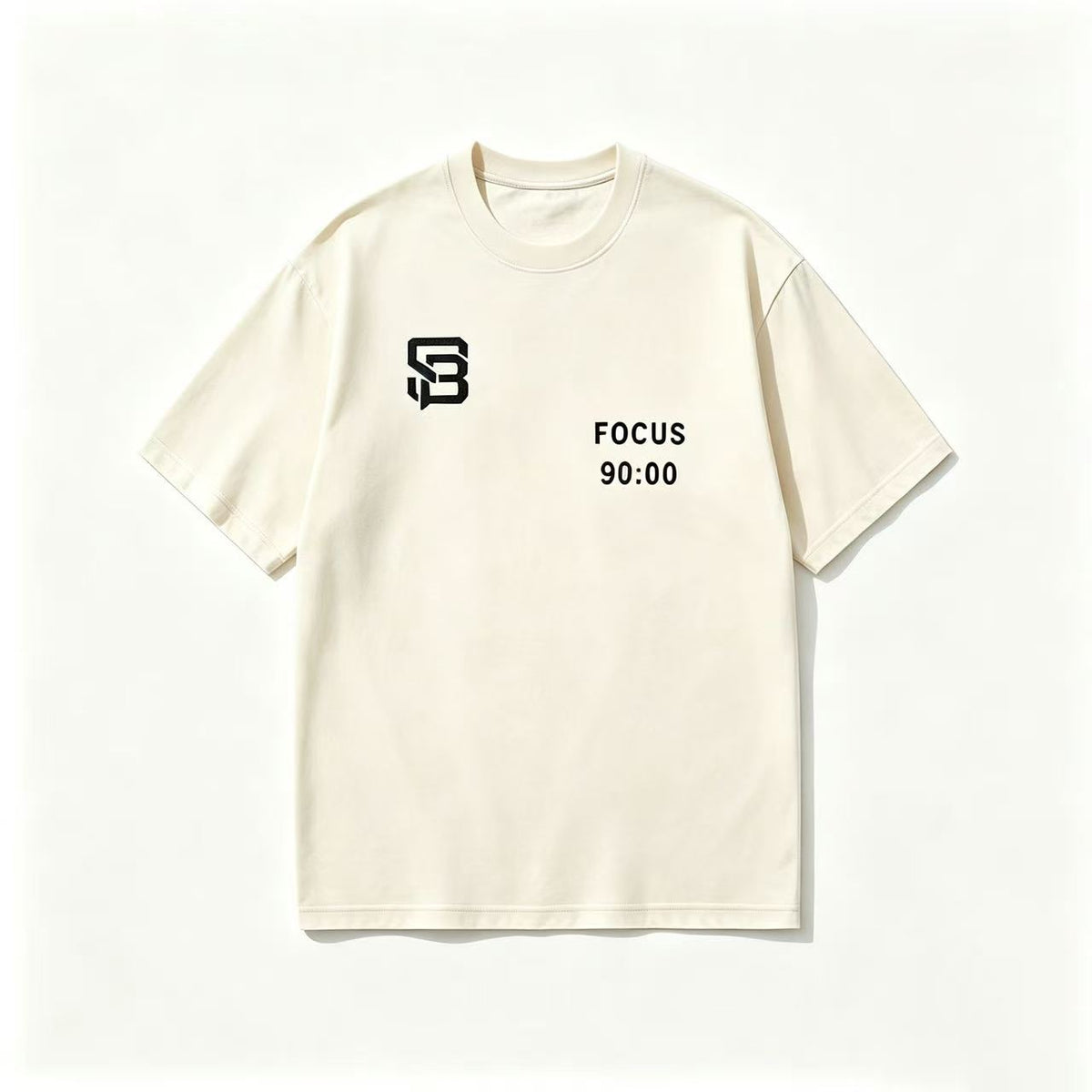 90 Minuten. Ein Fokus. — Gewaschenes Oversize-T-Shirt
