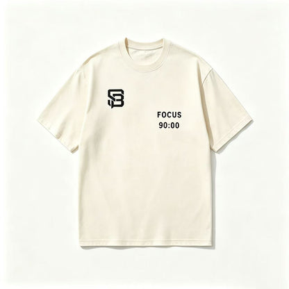 90 Minuten. Ein Fokus. — Gewaschenes Oversize-T-Shirt