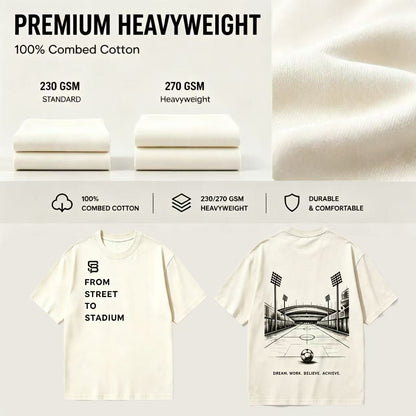 From Street to Stadium — Gewaschenes T-Shirt