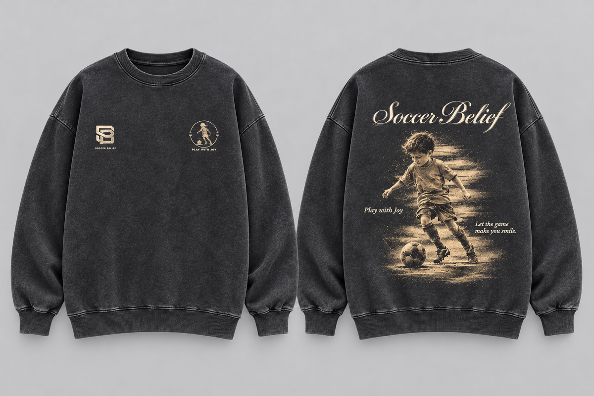 Play with Joy — Washed Oversized Crewneck
