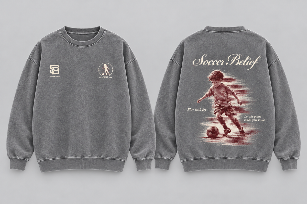 Play with Joy — Washed Oversized Crewneck