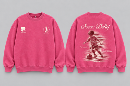Play with Joy — Washed Oversized Crewneck