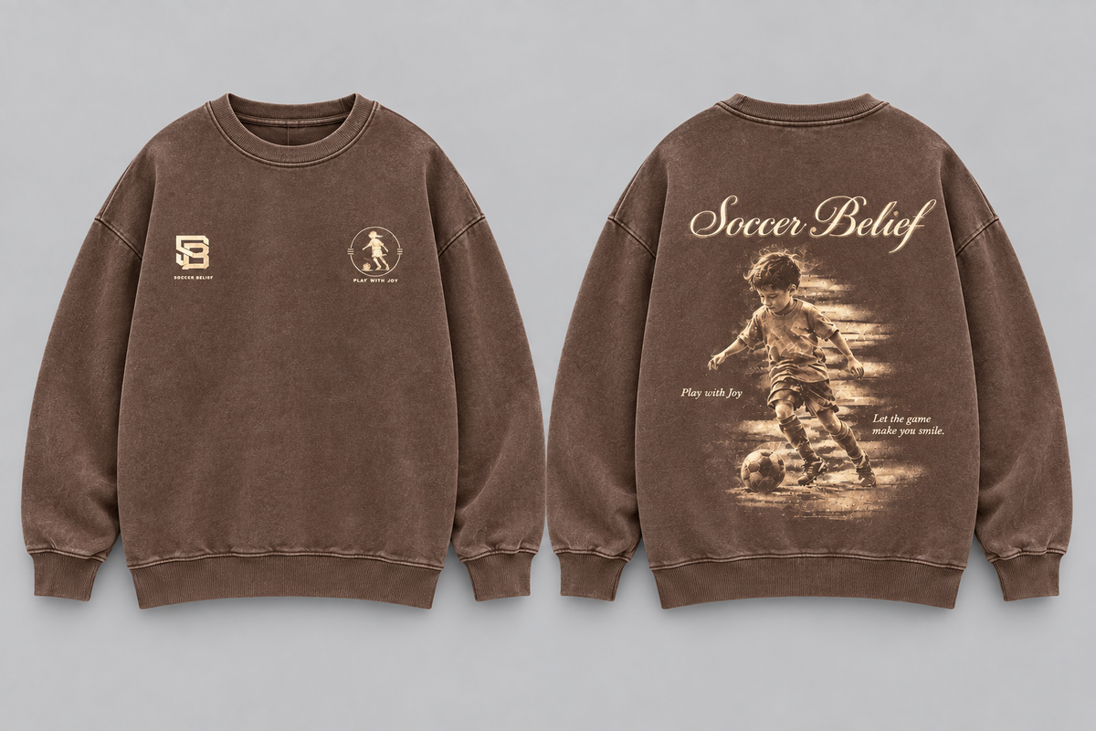 Play with Joy — Washed Oversized Crewneck