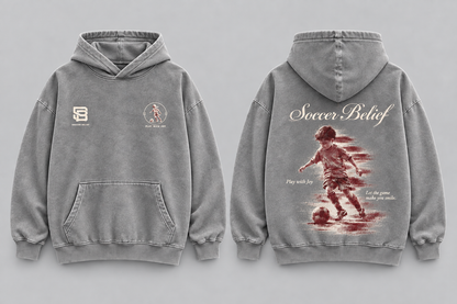 Play with Joy — Washed Oversized Hoodie