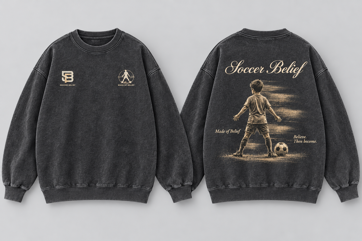Made of Belief — Washed Oversized Crewneck