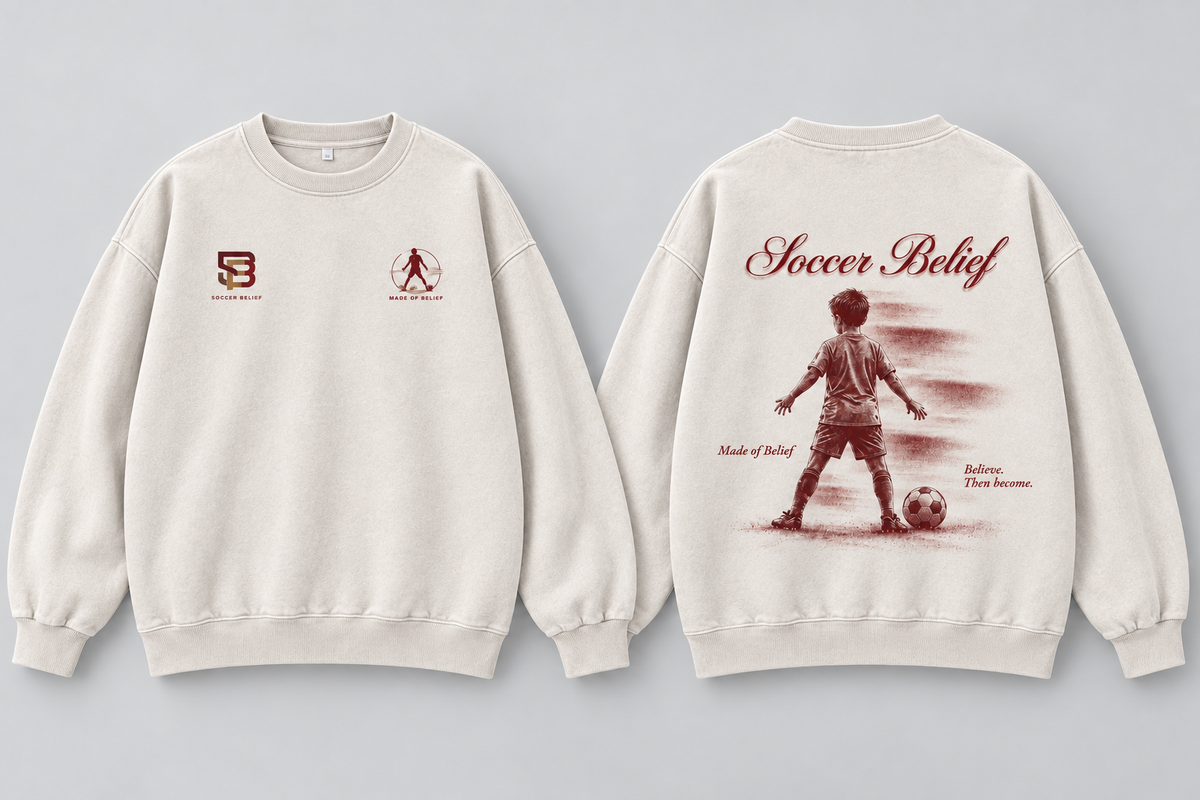 Made of Belief — Washed Oversized Crewneck