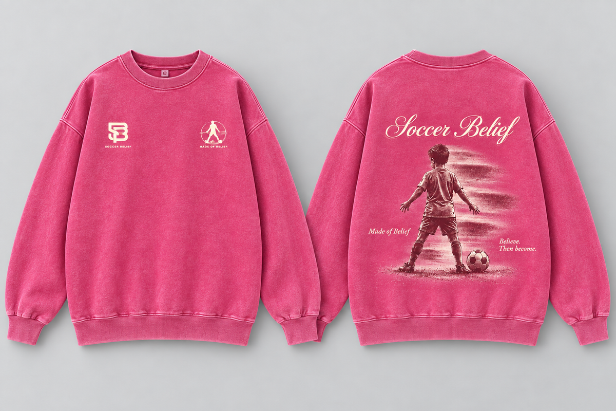 Made of Belief — Washed Oversized Crewneck