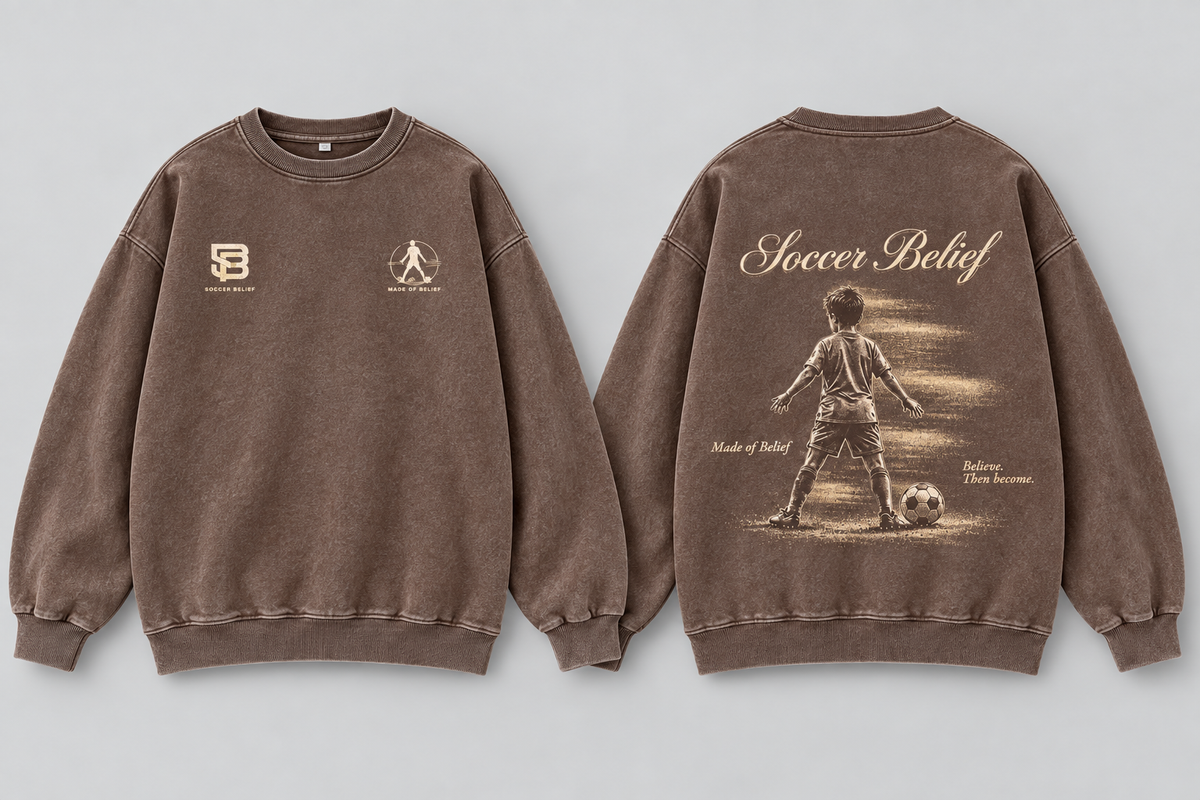 Made of Belief — Washed Oversized Crewneck