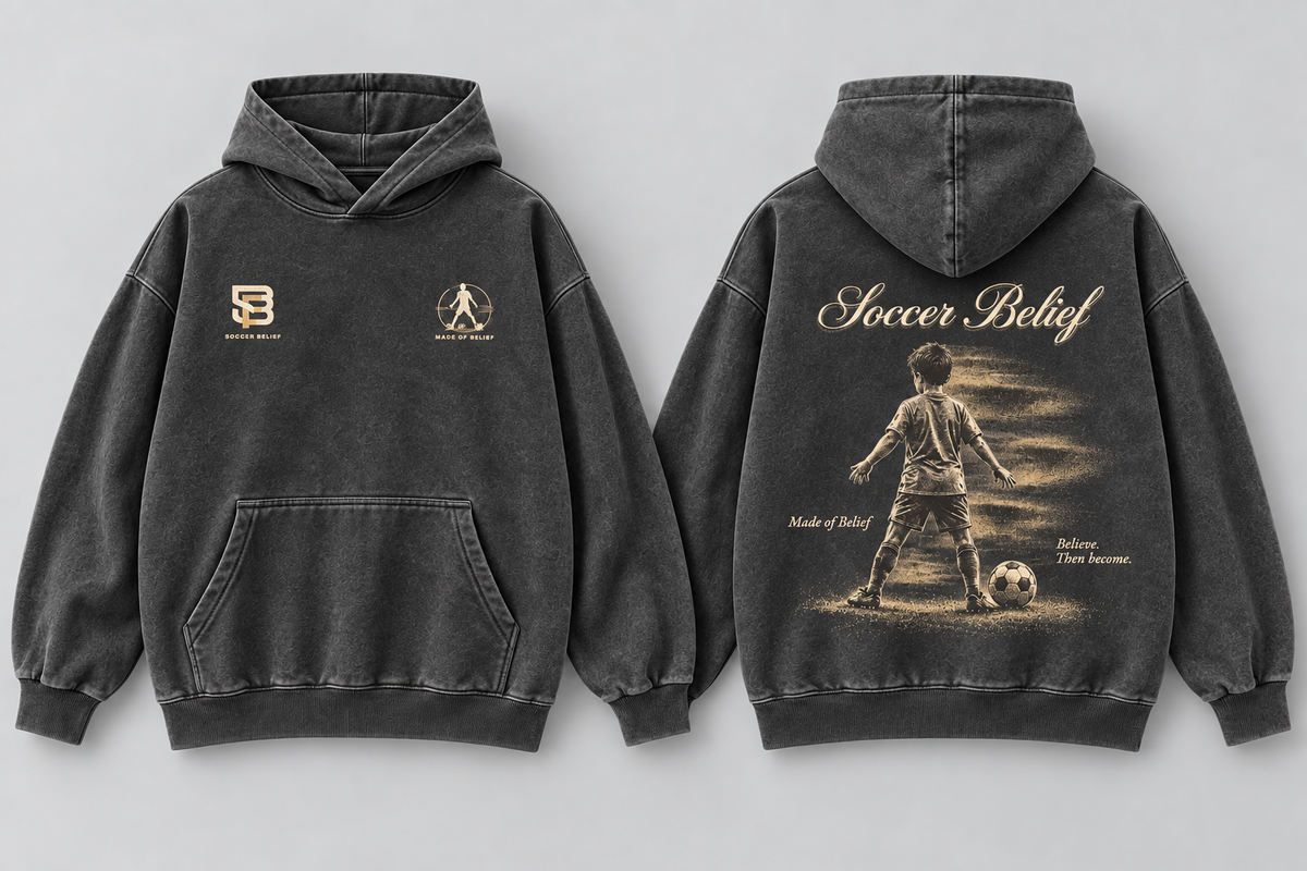 Made of Belief— Washed Oversized Hoodie